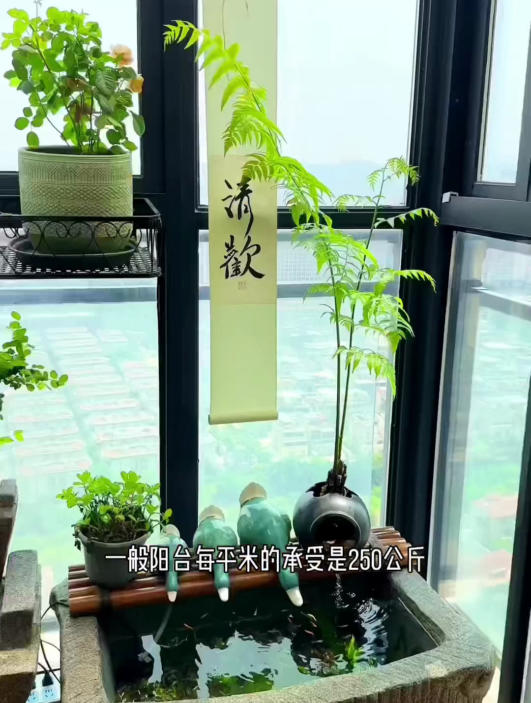 听说在阳台养鱼,鱼缸会把阳台压塌了?