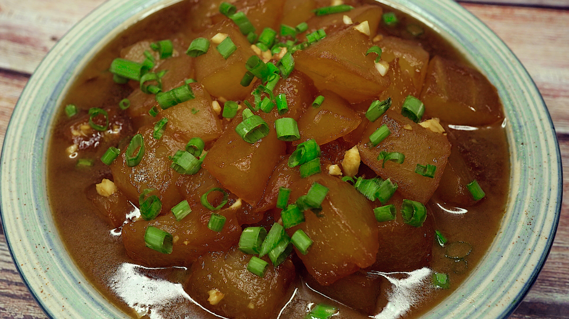 家常菜红烧冬瓜的做法,味道超赞比吃红烧肉还香,低热量不长肉哦