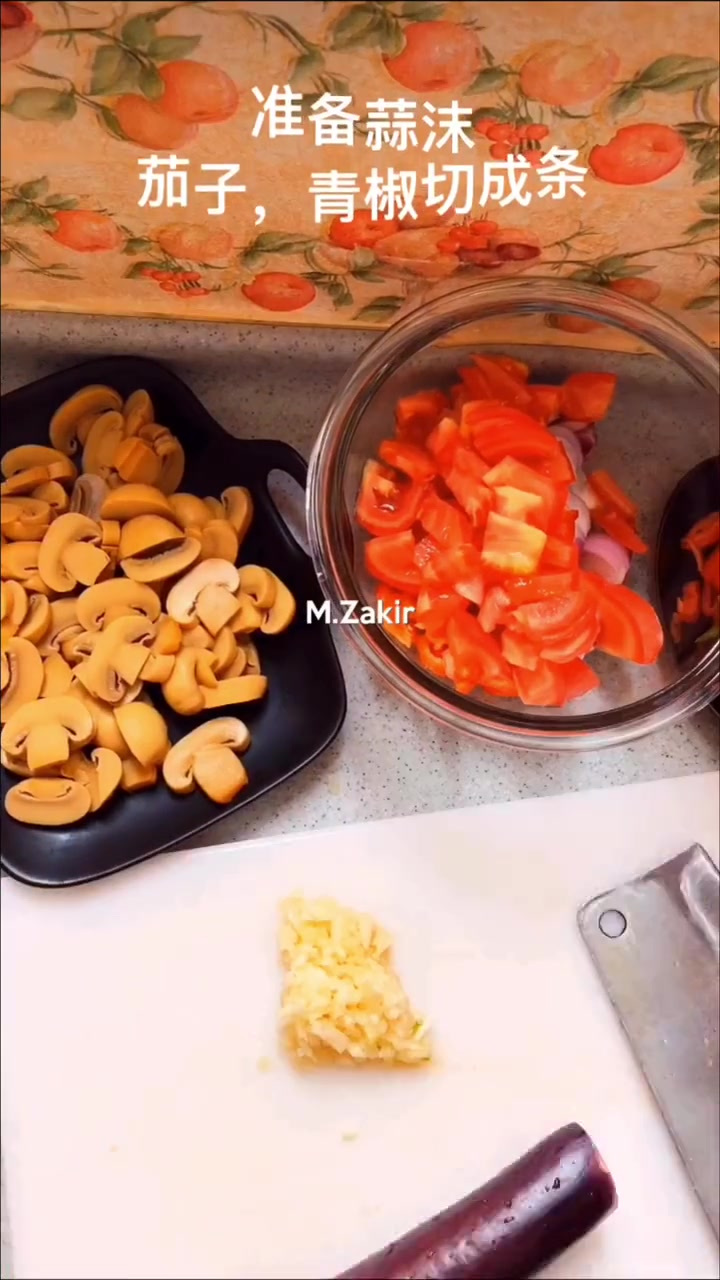 厨房里的美食艺术~虎皮辣子烧茄