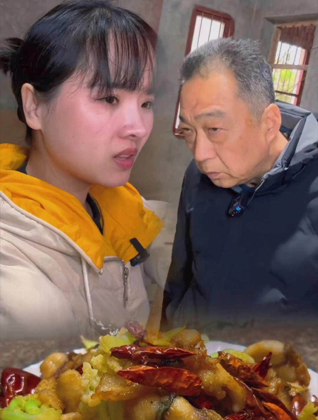 婆婆煮了我想吃的干锅脆鱼
