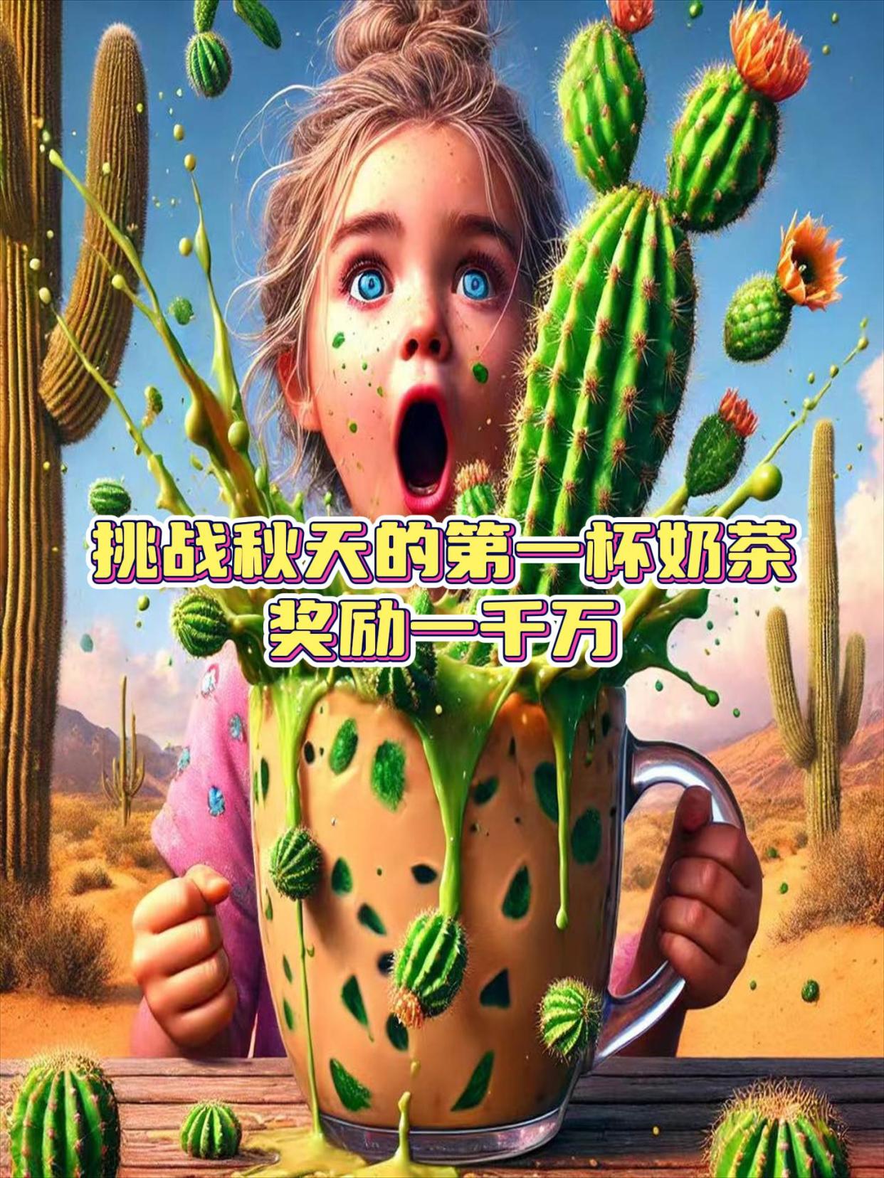叫你挑战秋天的第一杯奶茶,奖励一千万,你选哪个?