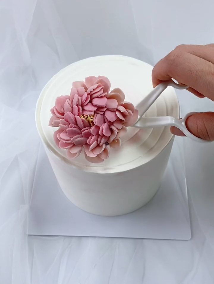 韩式裱花蛋糕教学