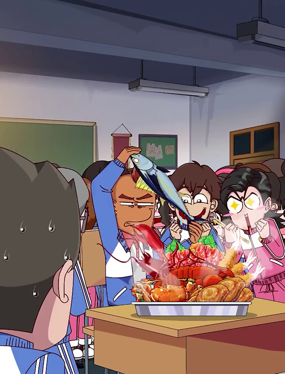 本以为老妈做的爱心便当是黑暗料理,没想到最后发挥大作用