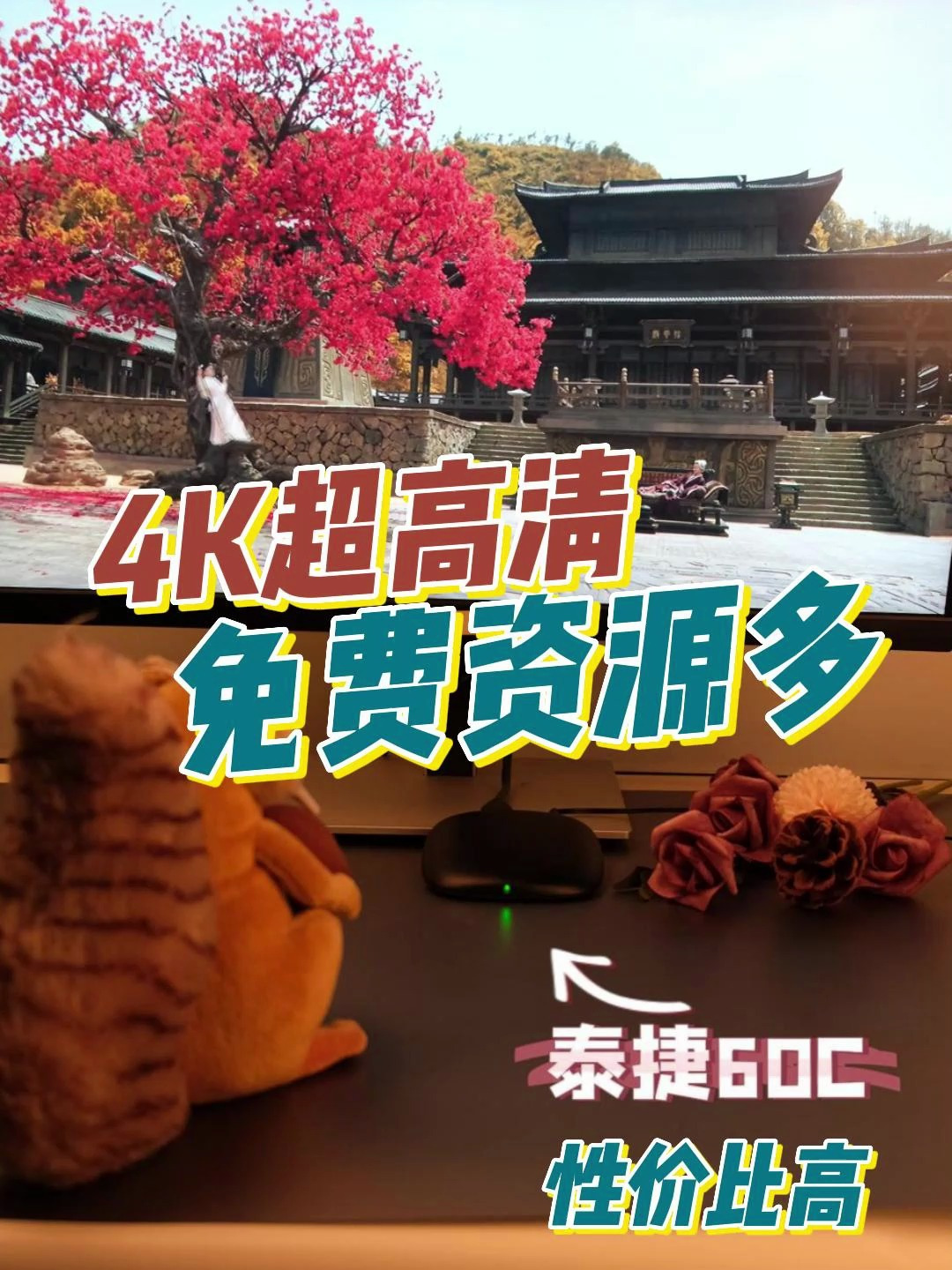 4K解码电视TV盒子,免费资源多,随意看电影电视剧动画片