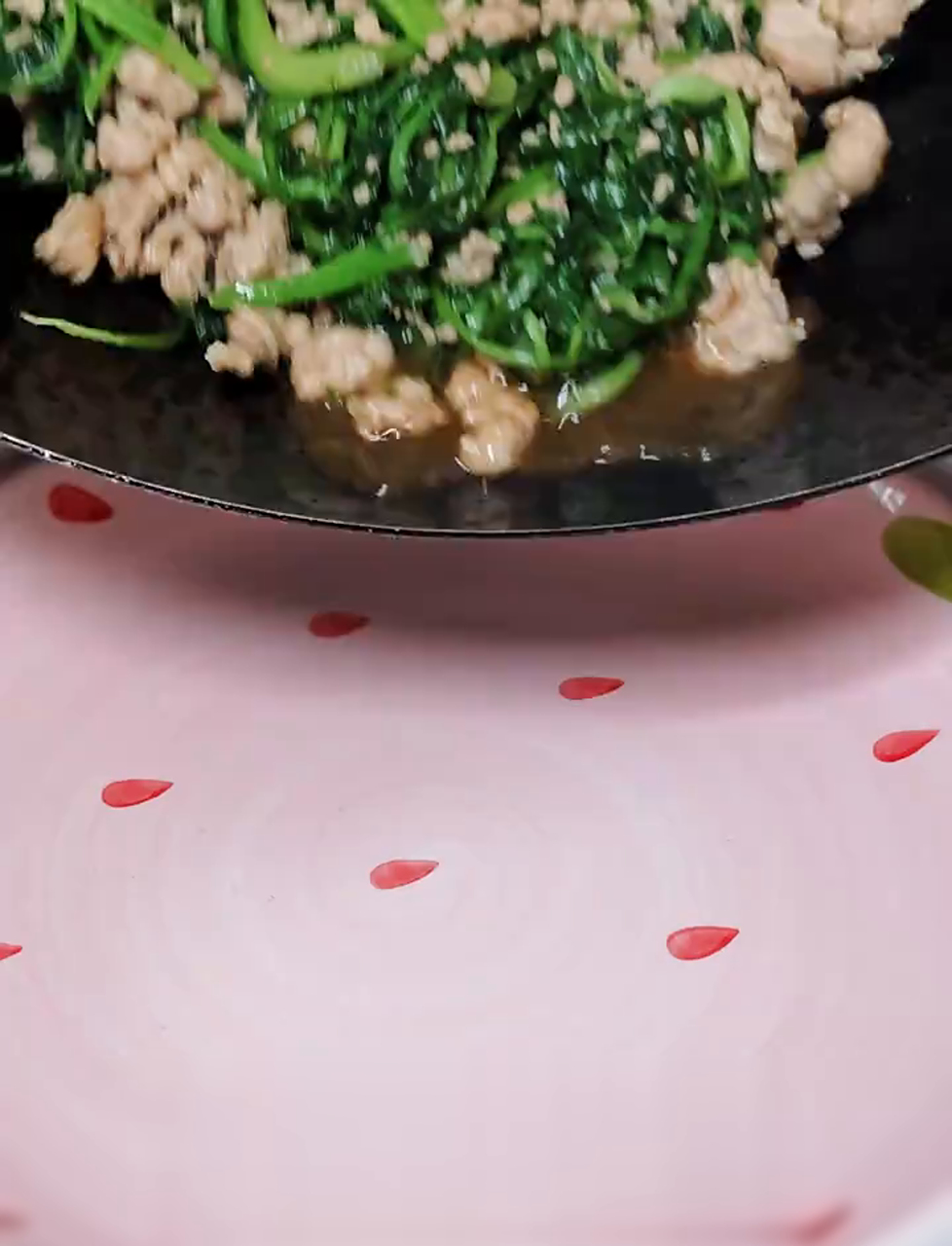 小糖友的日常午餐:荠菜炒肉,控糖又美味