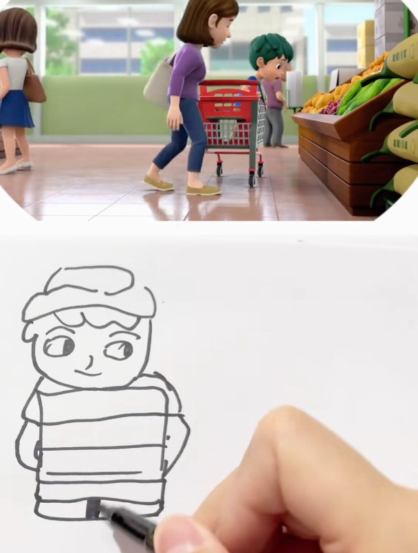 小萌鸡成功回家 原创动画 简笔画原创