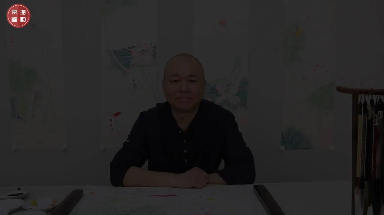 没骨花鸟新锐代表刘换天的荷花画作,惊艳了夏天!