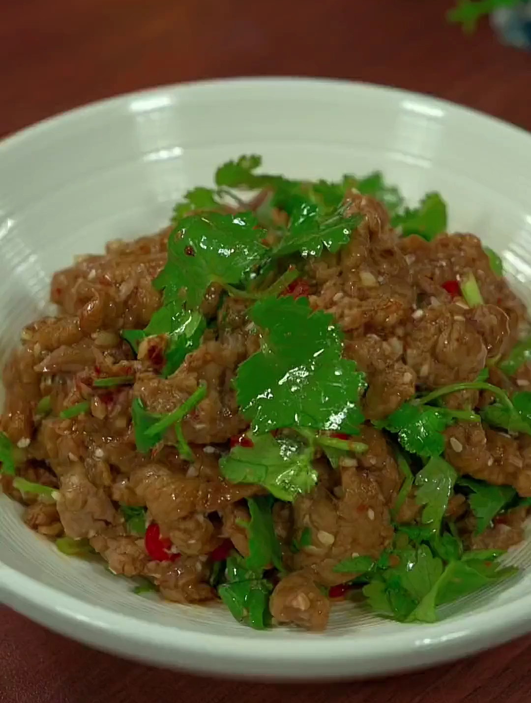 凉拌牛肉的做法!家常菜 跟抖音学做菜 香菜牛肉