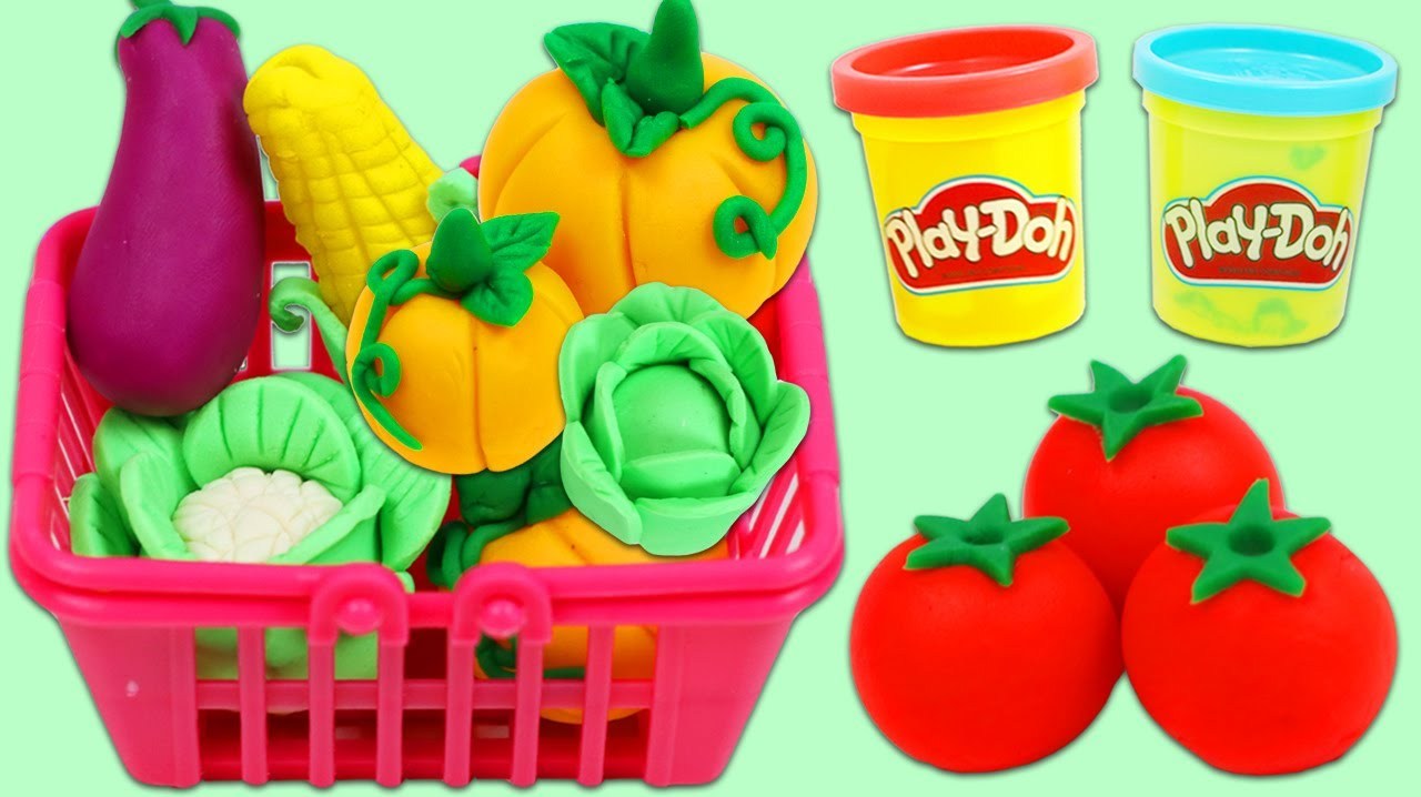 儿童益智彩泥玩具:用彩泥做蔬菜,这些蔬菜你认识吗?