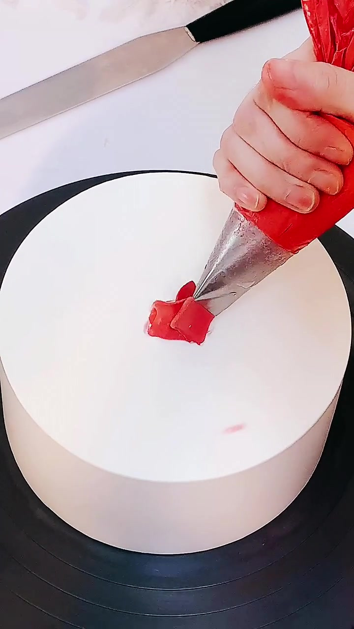 一生一世玫瑰花生日蛋糕制作