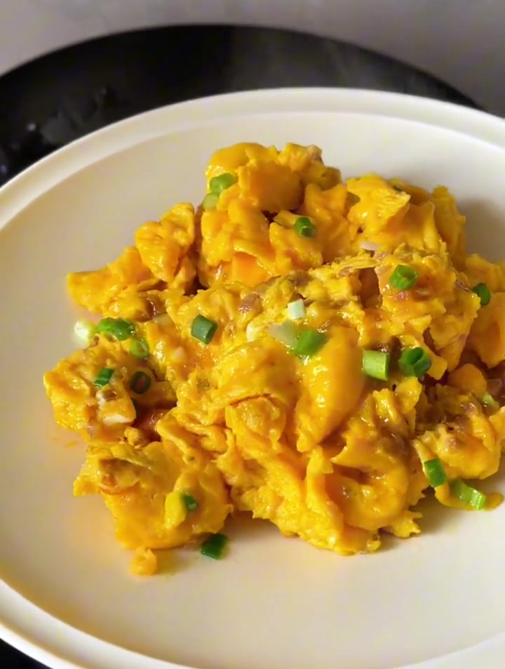 这个虾仁菜脯煎蛋我儿子能吃5个鸡蛋