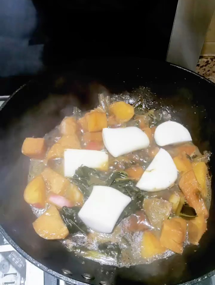 宁波人冬至习俗:大头菜烤年糕