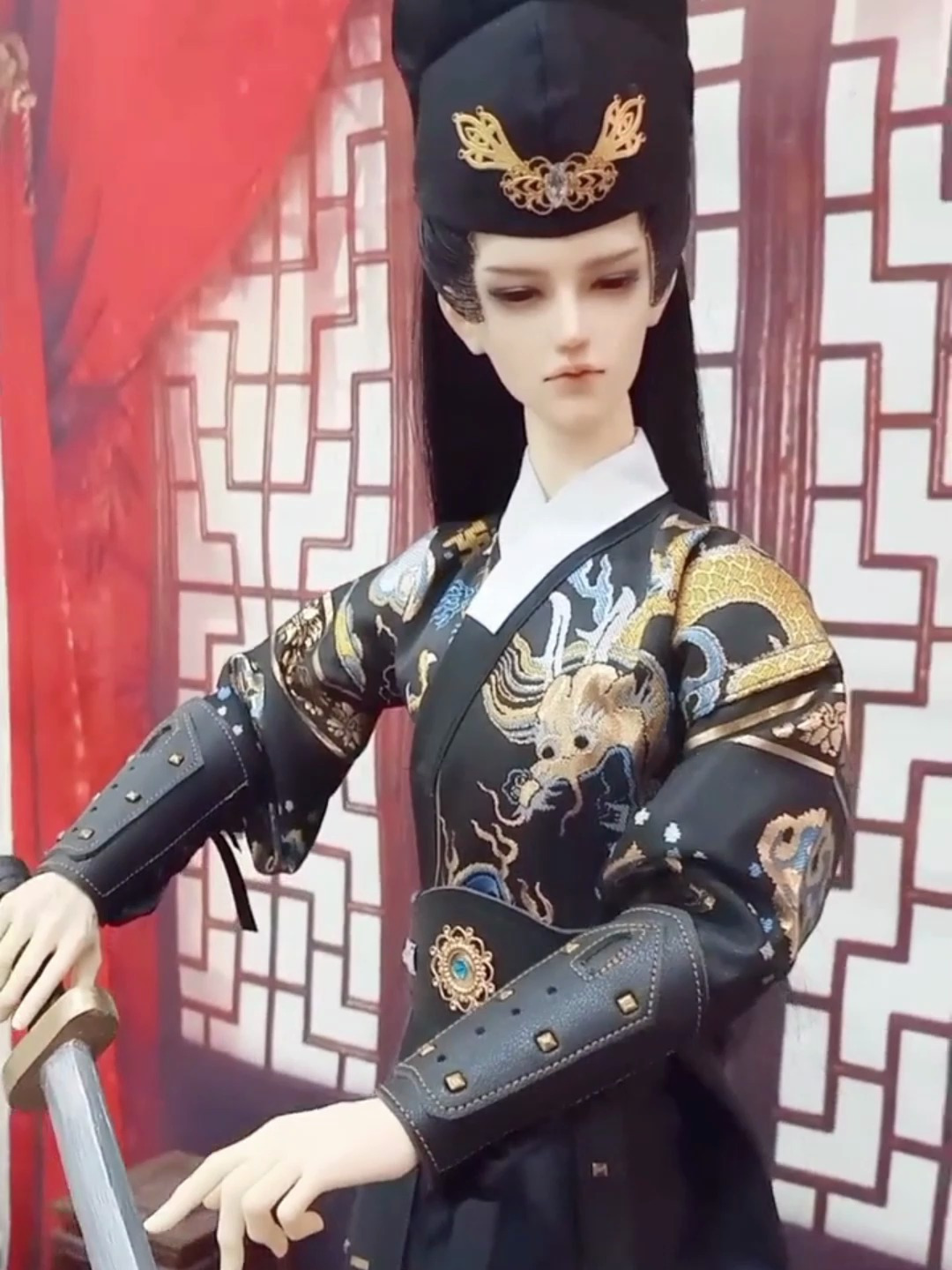 谁还没有个武侠梦 bjd锦衣卫飞鱼服古风劲装