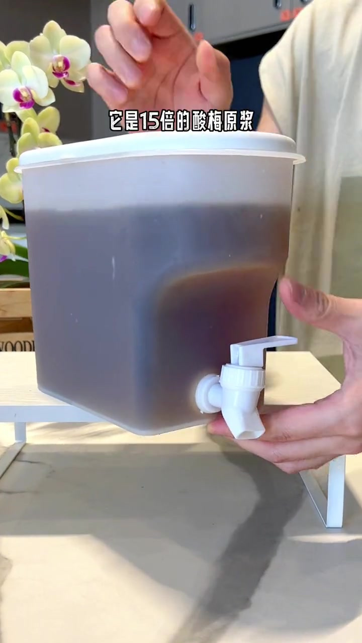 这嘎嘎解腻解渴的酸梅汤,太适合夏天了!拍下就送饮水桶