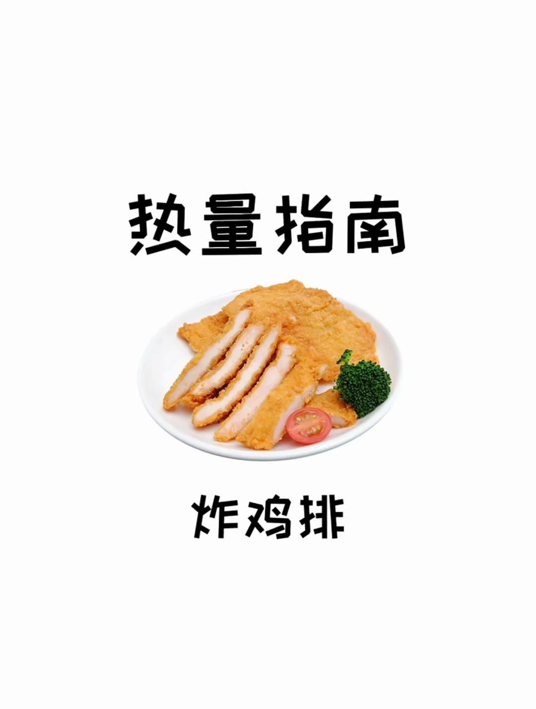 热量指南 炸鸡排