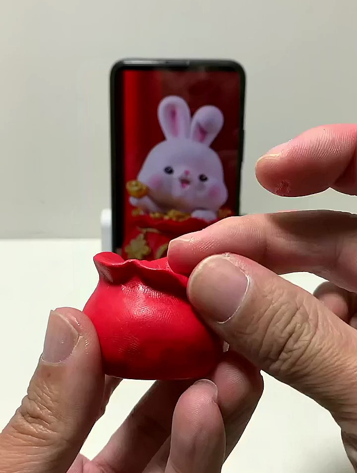 手工制作福袋瑞兔
