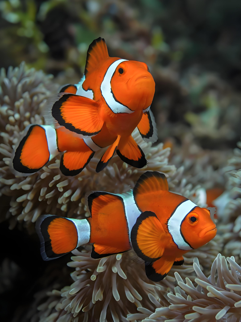 雌雄同体的小丑鱼,昔日好基友,今日拜天地