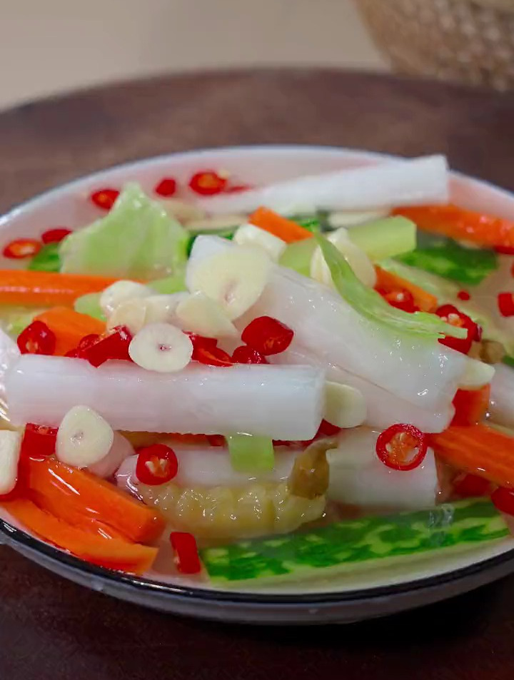 亲手教你做爽口泡菜