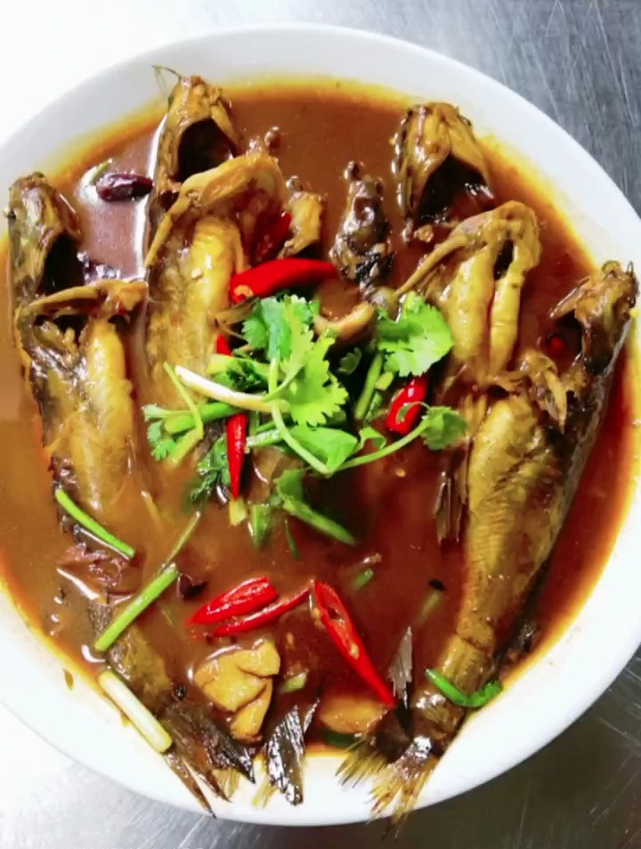 酱焖嘎牙子,炖鱼烧鱼