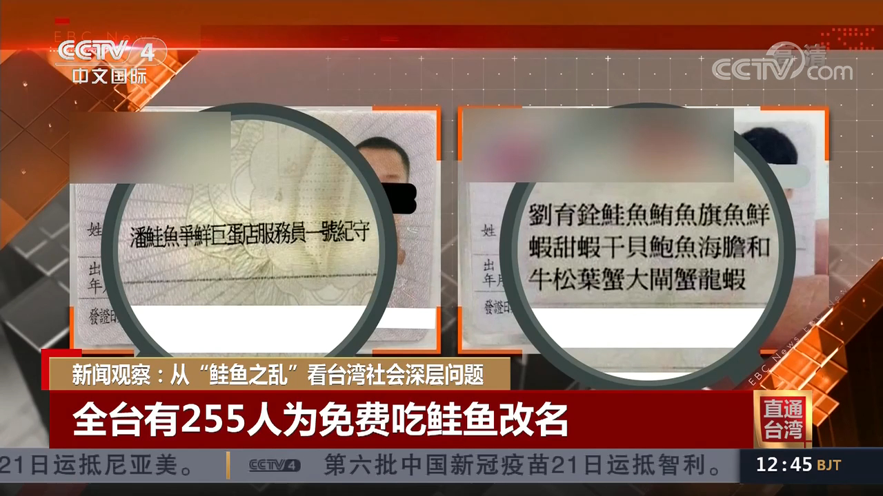 新闻观察:从“鲑鱼之乱”看台湾社会深层问题