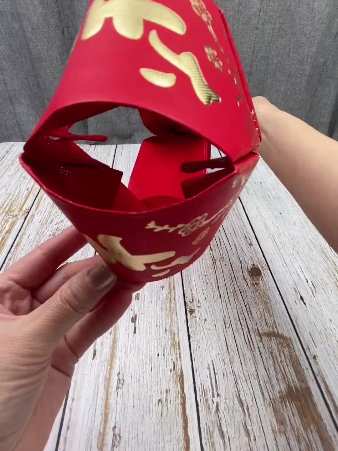 过年的红包没舍得扔,做个鱼灯笼