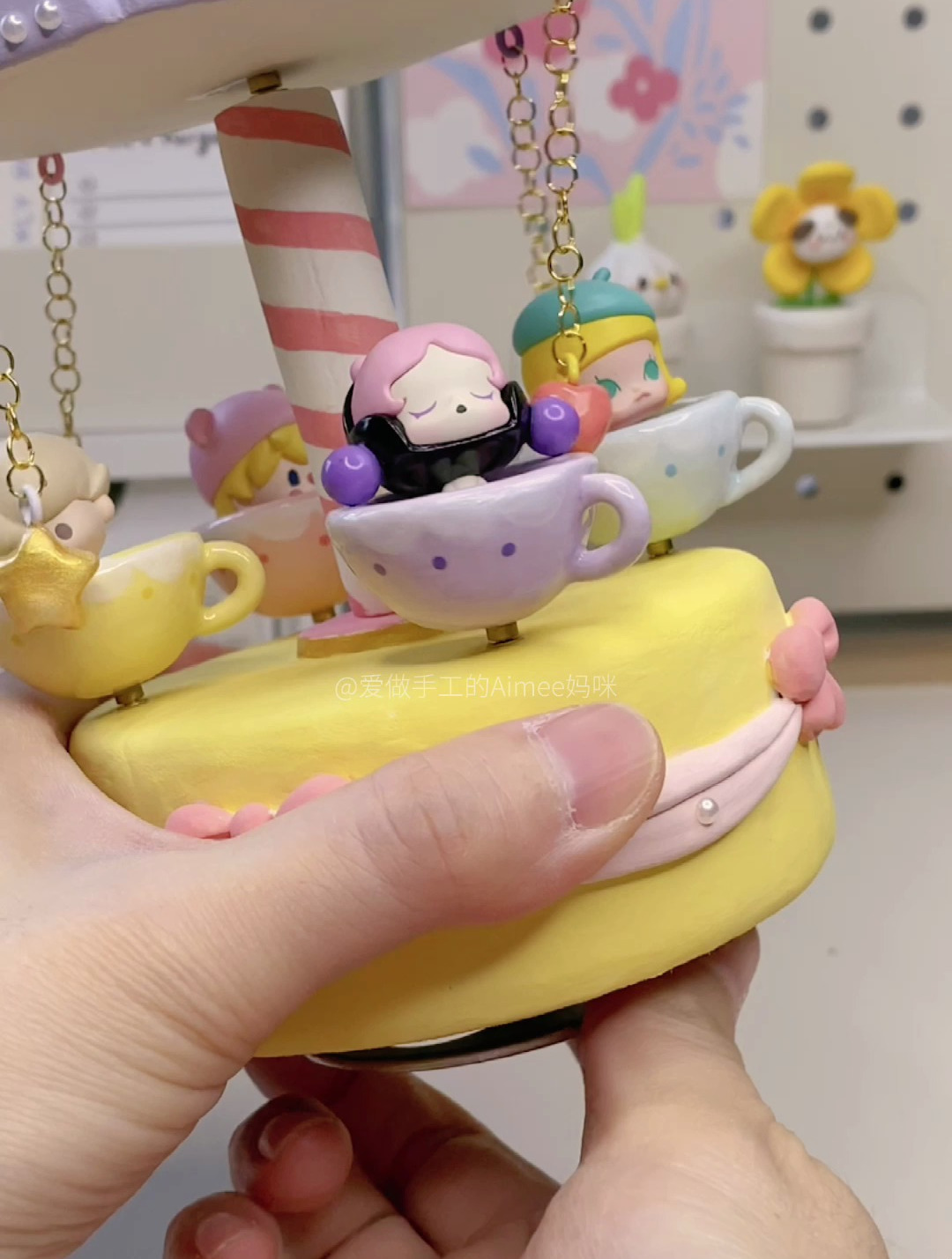 转!转!转!转起来～DIY旋转木马八音盒