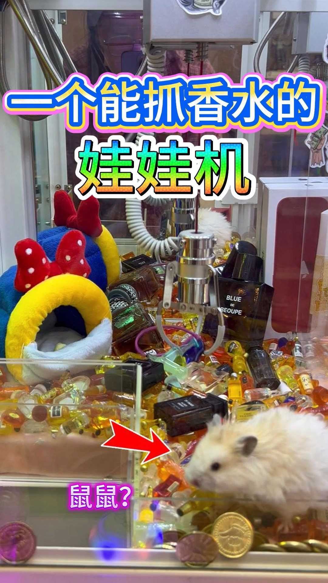 娃娃机里竟然可以抓香水?!还有鼠鼠?