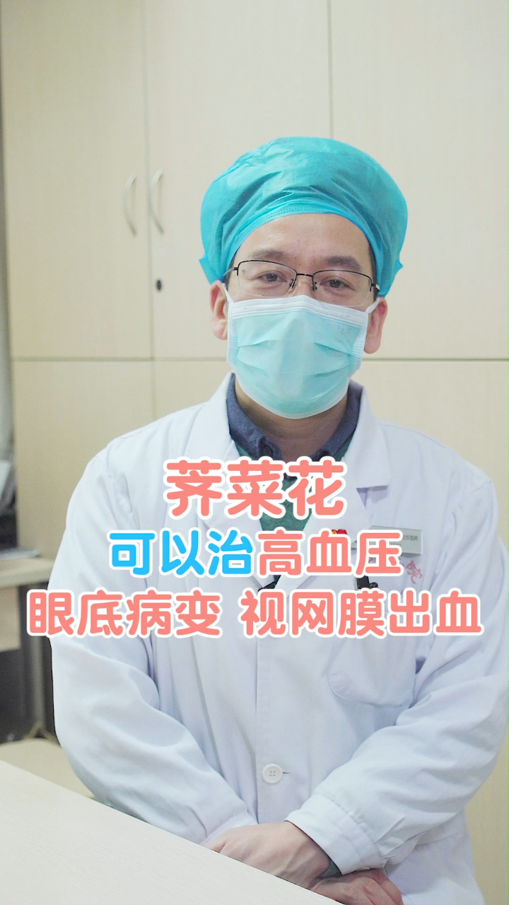 荠菜花还能治病?这不是谬论哦!眼科专家用它缓解视高血压引起的视网膜出血!