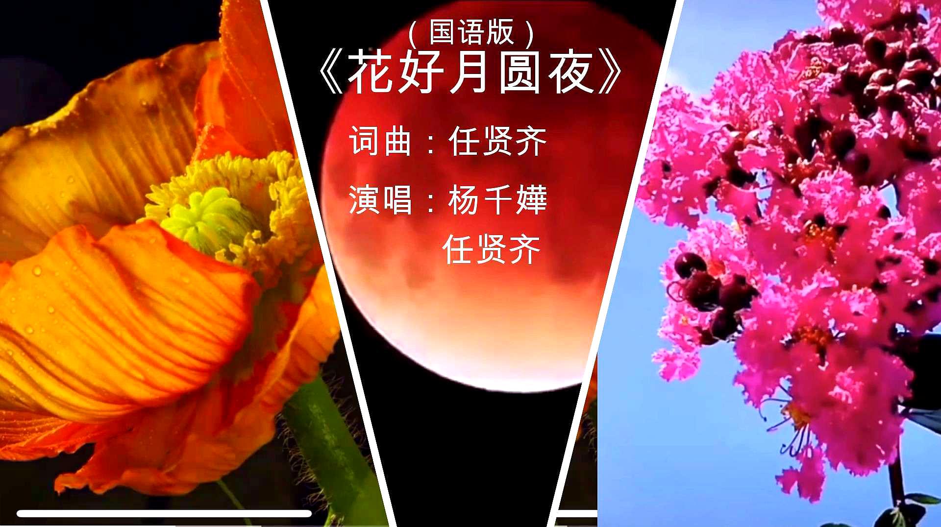 [图]杨千嬅·任贤齐《花好月圆夜》,中秋佳节,但愿人长久千里共婵娟