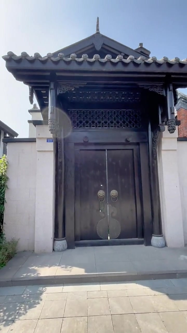 龙泉山下川派大宅,这个合院气派非凡