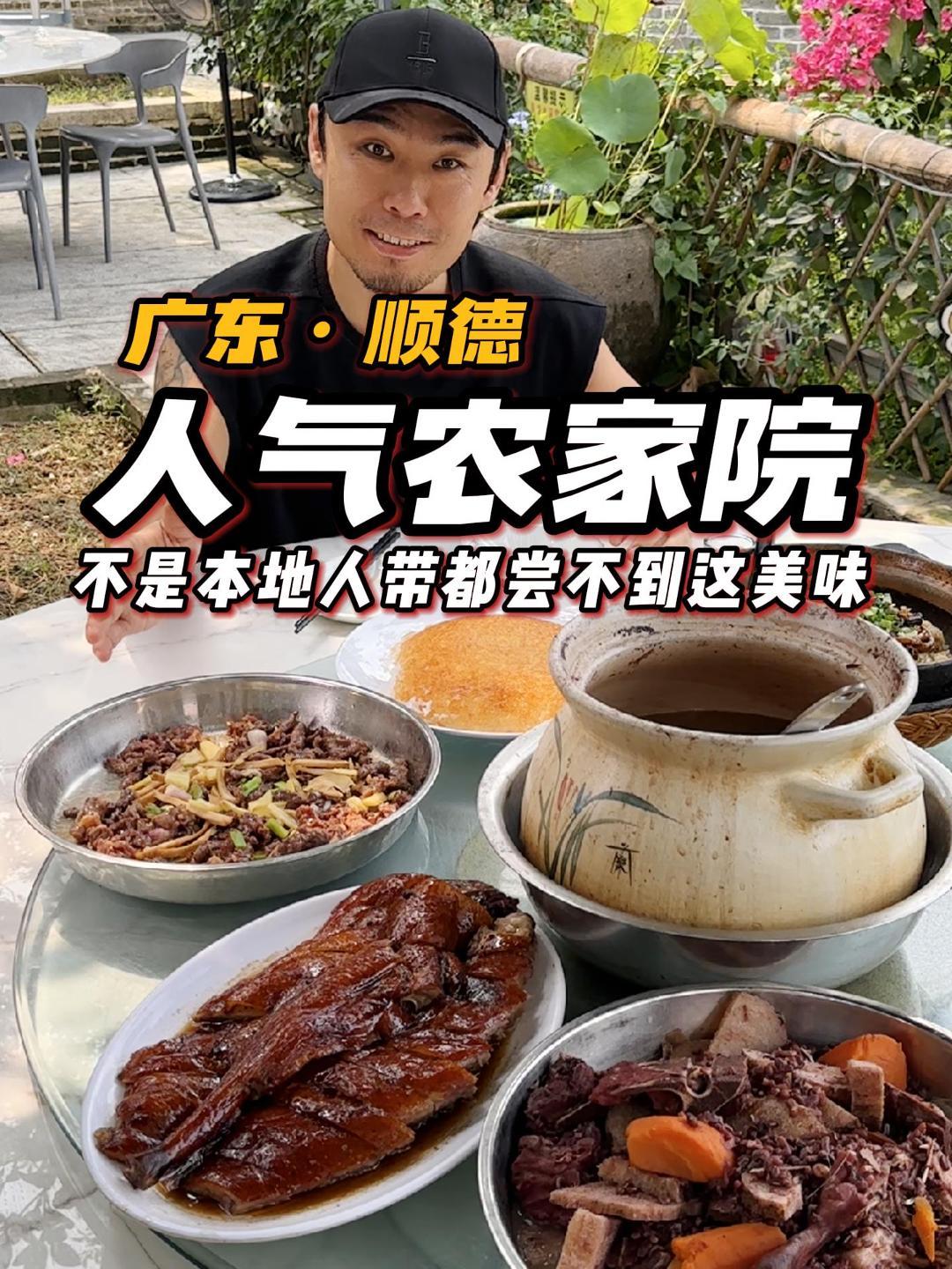 广东佛山顺德农庄里的烧鹅&老火汤!又靓又正
