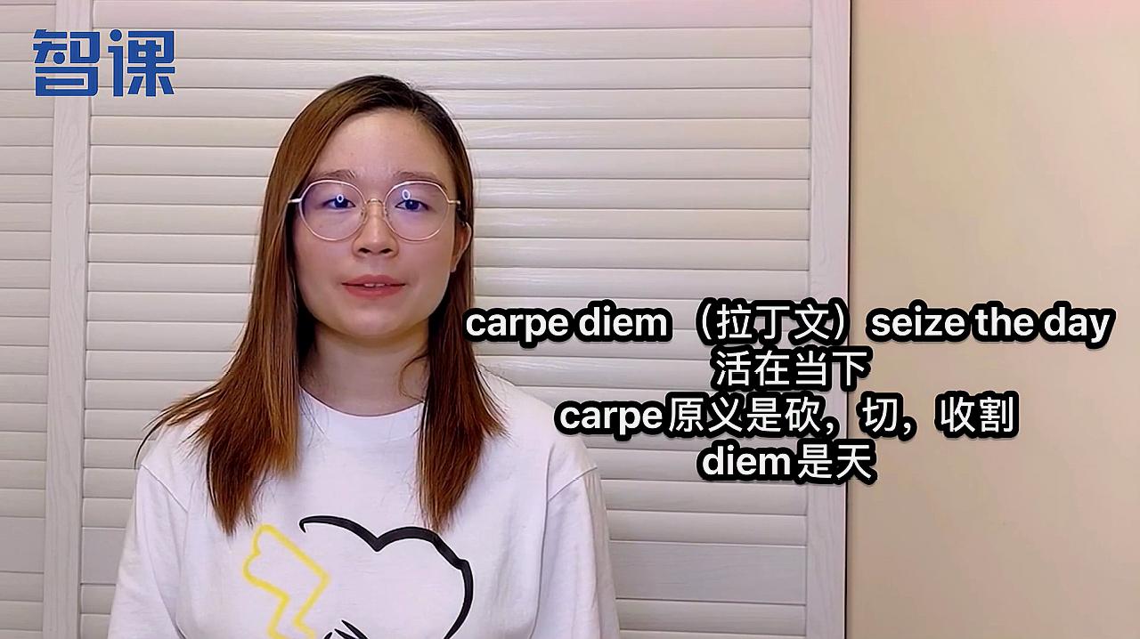 [图]carpe diem-英文短语讲解