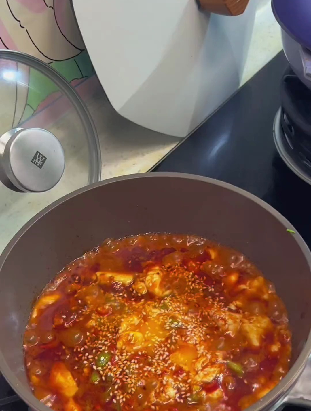 没有石板的石板豆腐太好吃了,拌上米饭太香香了