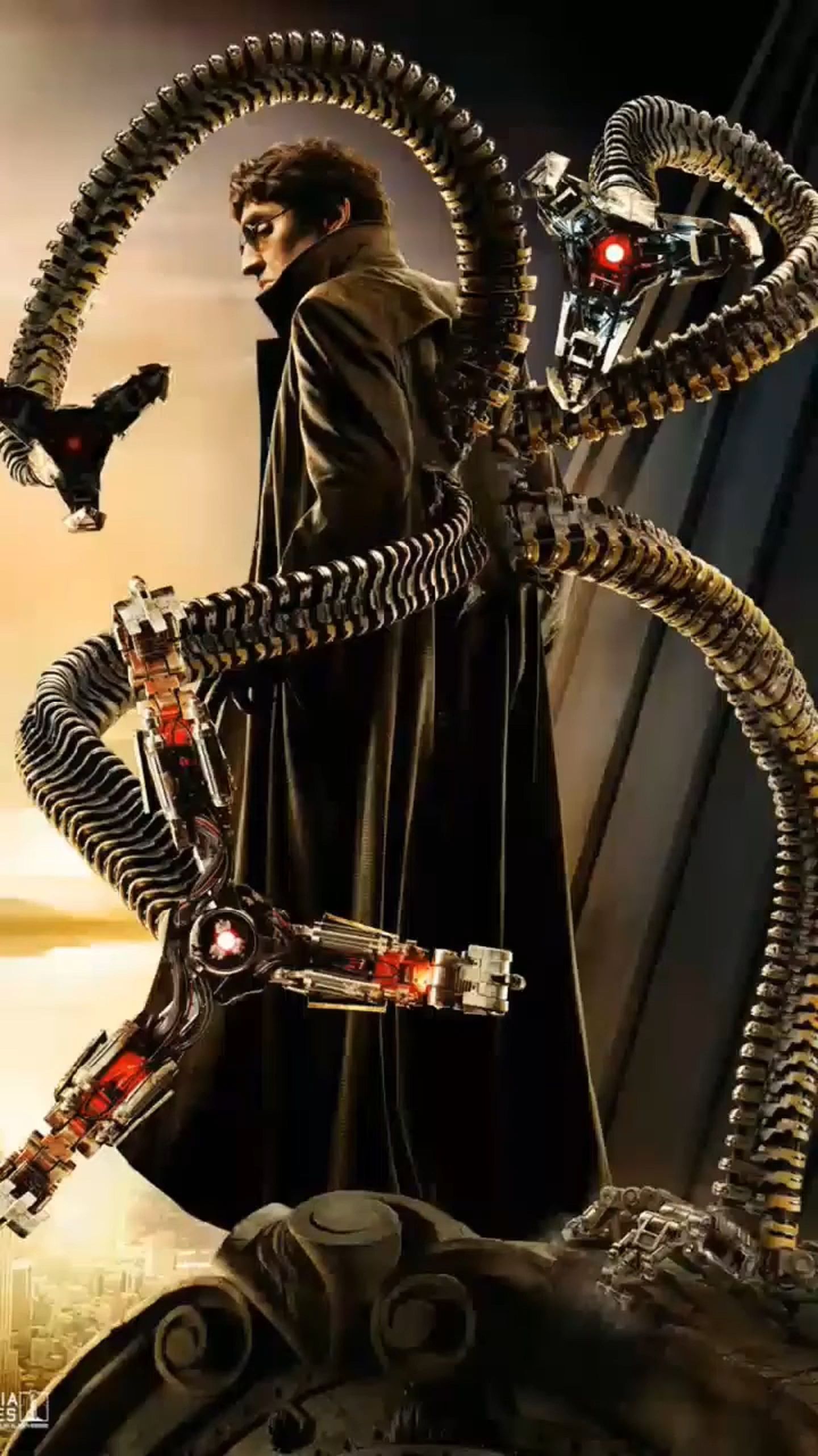 蜘蛛侠 章鱼博士 高清壁纸