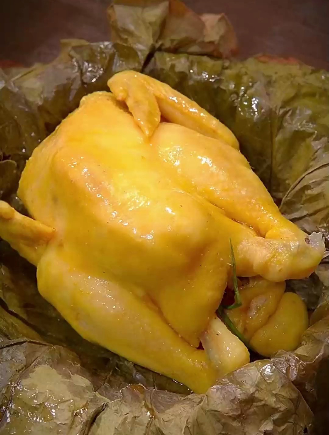 盐焗鸡在家做,鲜香嫩滑