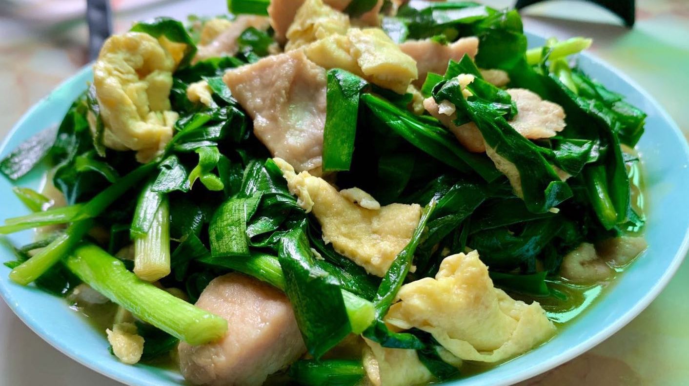 韭菜鸡蛋炒肉片,真的太香了,做法还简单,大家赶紧做起来!