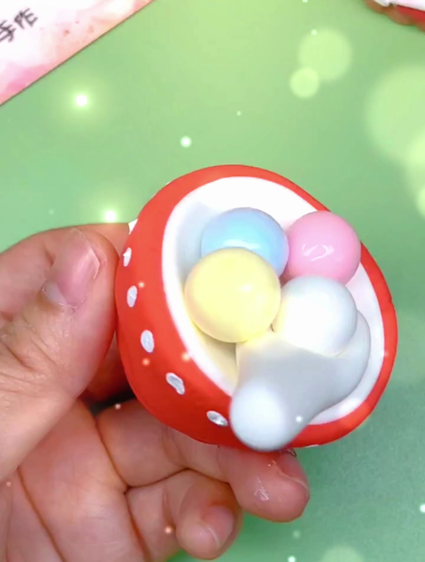 简单的黏土汤圆手工教程来了