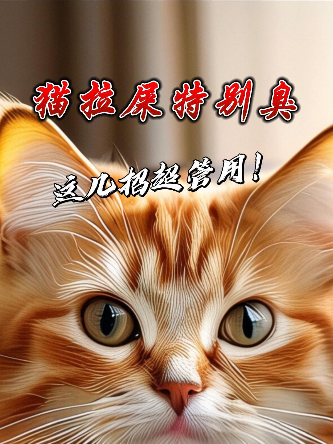猫拉屎特别臭怎么解决?这几招超管用!