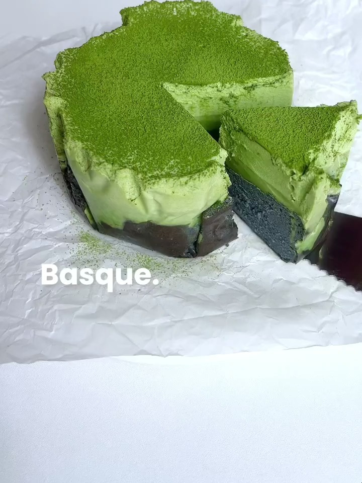 4寸独享,mini抹茶慕斯芝士巴斯克,梦中情糕