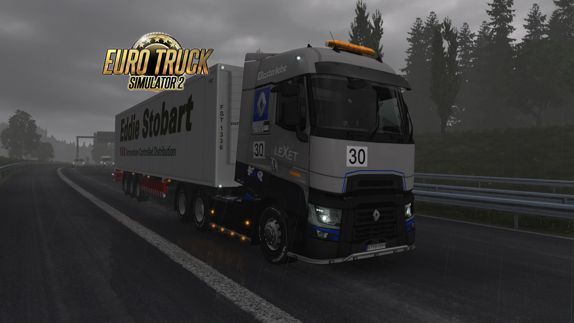 【果暖ETS2】欧洲卡车模拟2 运输一车鱼子酱前往意大利