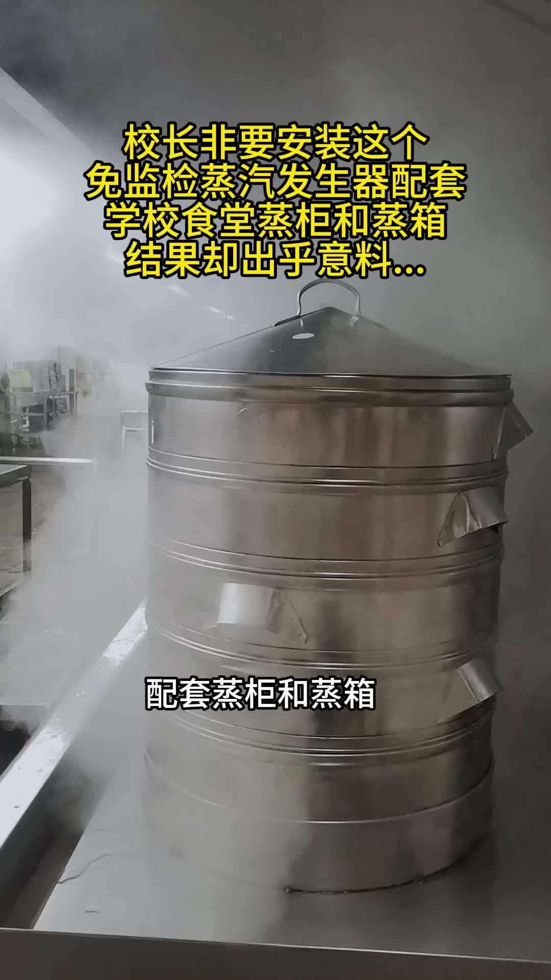 学校食堂蒸柜蒸箱配套蒸汽发生器一年省下设备钱