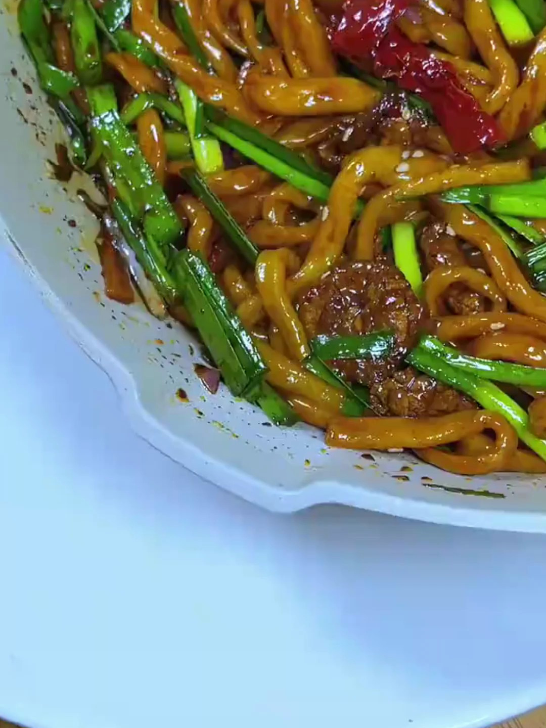 干煸炒面在家也能做出饭馆一样的味道