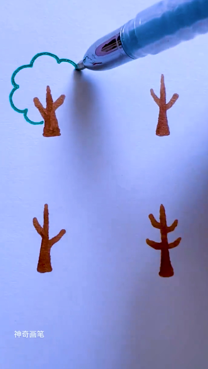 树的各种画法,你喜欢哪种?