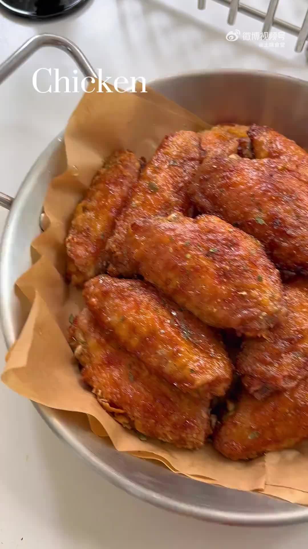 脆皮椒盐鸡,鸡翅超简单的做法,酥脆多汁!