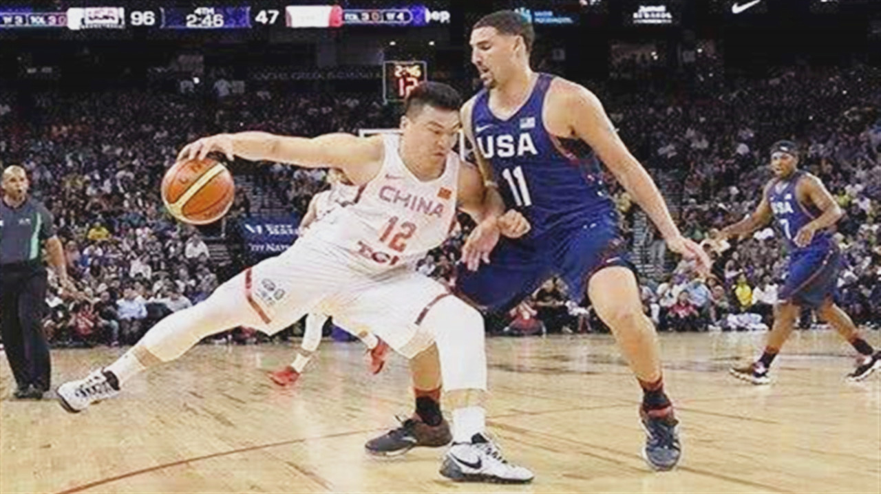 中国“勒布朗”自信背打汤普森,结果简直没眼看,好尴尬!