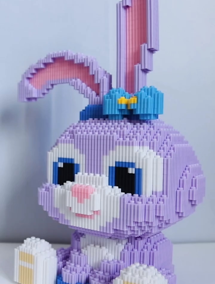 拼完拍好人都麻了,星黛露积木玩具摆件