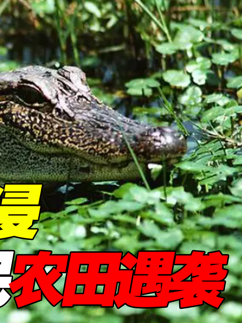 云南突遭鳄鱼造访,不仅主动亲近动物,还向村民“亲切问候”