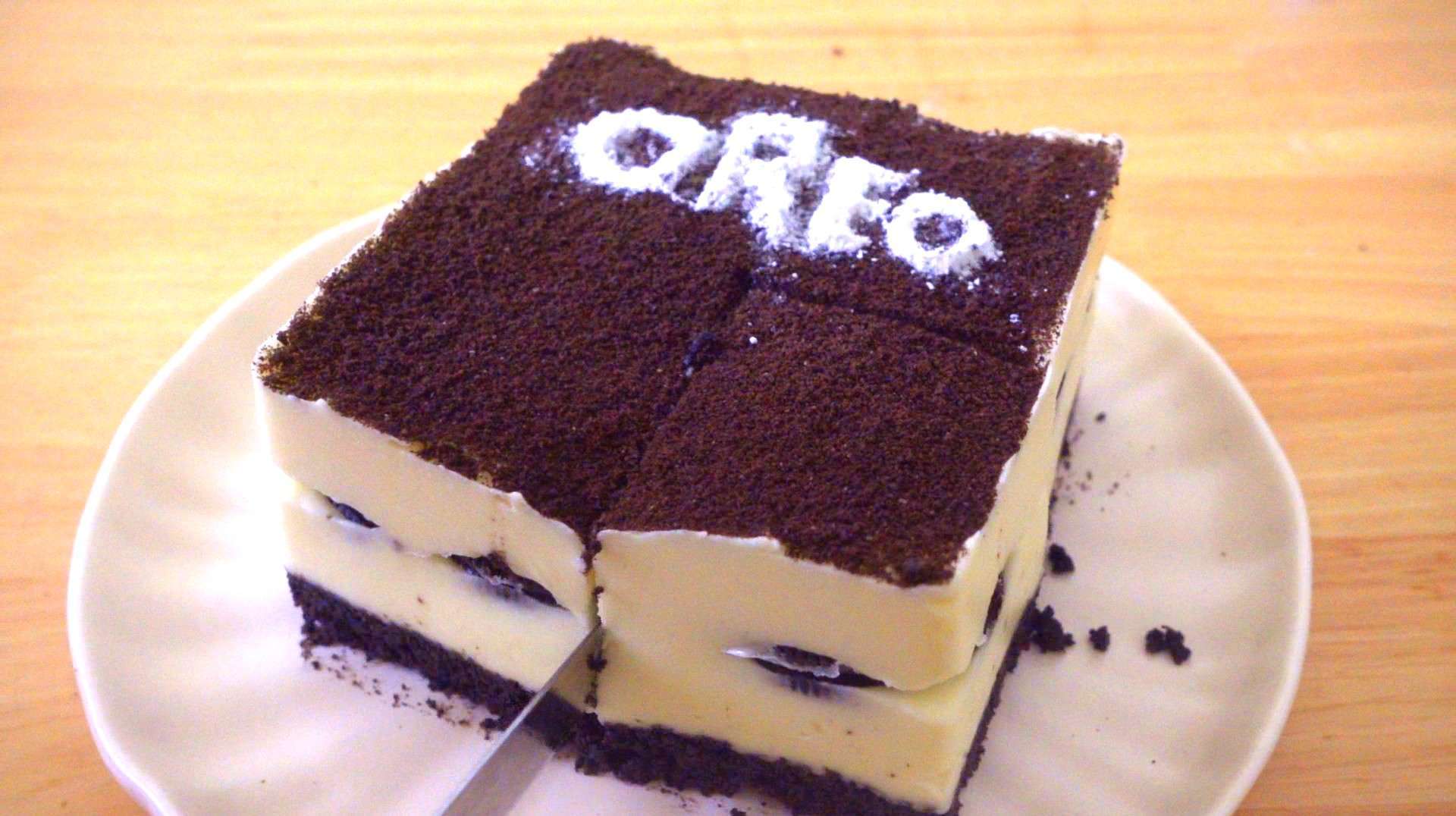 奥利奥提拉米苏,免烤蛋糕中的王者,减肥的事吃了再说吧