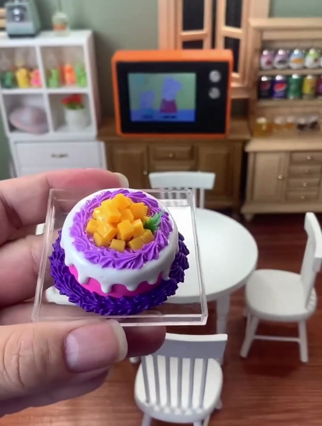 迷你最小芒果蛋糕