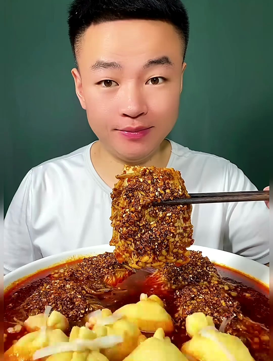 第一次吃鱼籽福袋真鲜啊!明天吃点啥!美食 鱼籽福袋